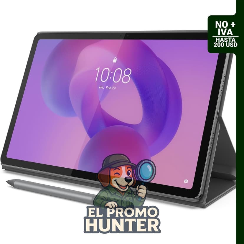 Lenovo Idea Tab, tableta 2.5K, 90 Hz, 128 GB de almacenamiento.