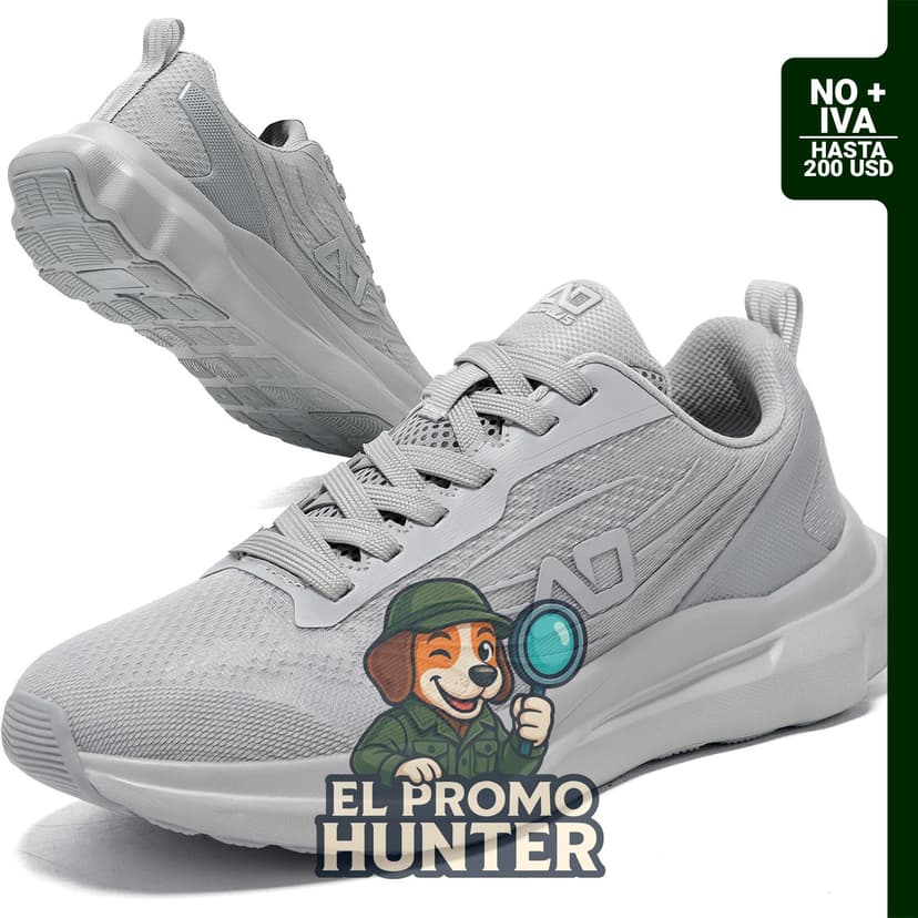 Tenis acolchados antideslizantes para hombre.