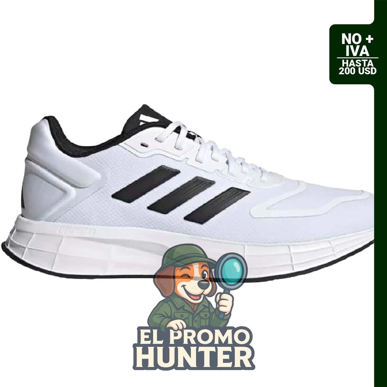 Adidas Duramo SL 2.0, zapatos de running para hombre, talla 9.