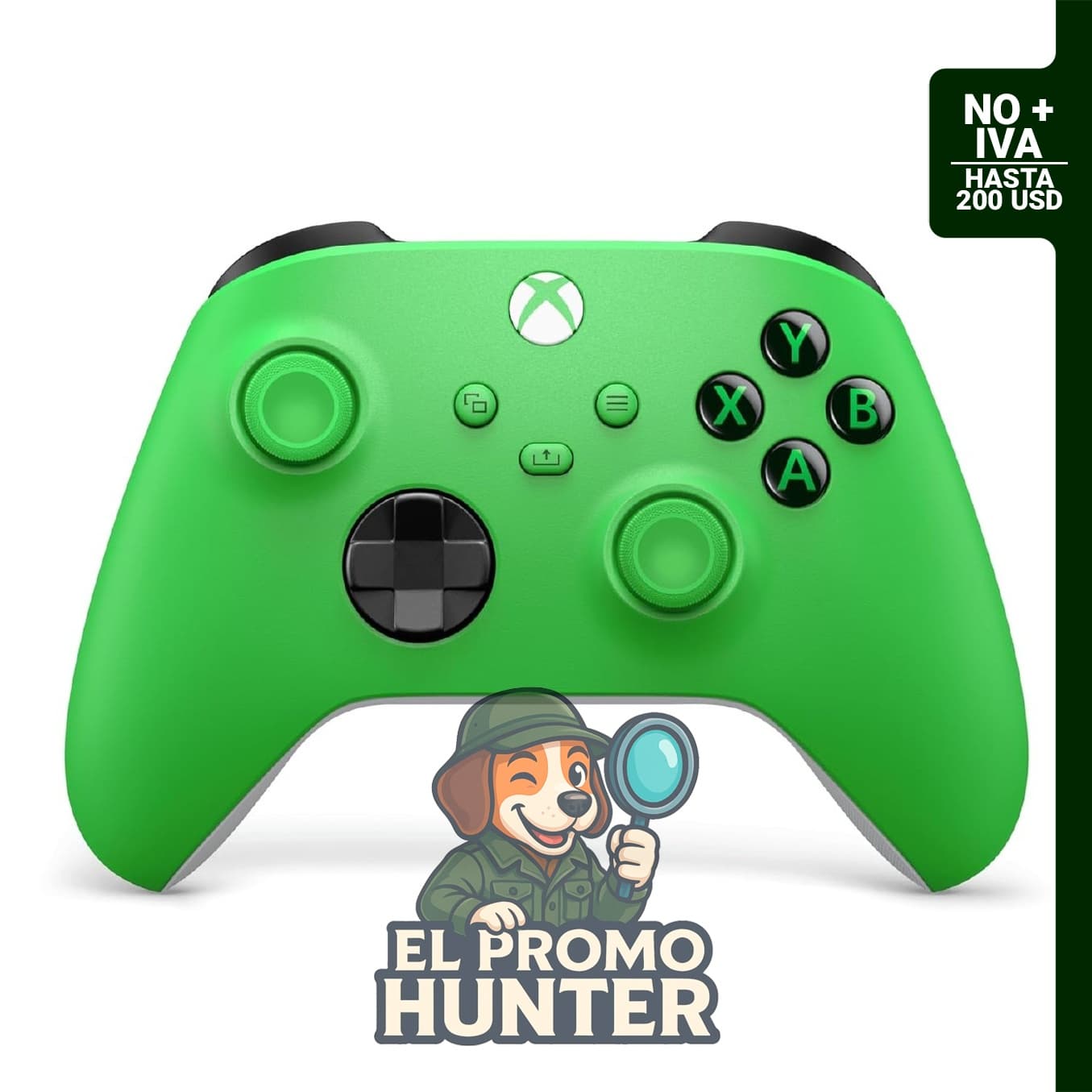 Control Xbox inalámbrico Velocity Green, compatible con Xbox Series X|S y PC.