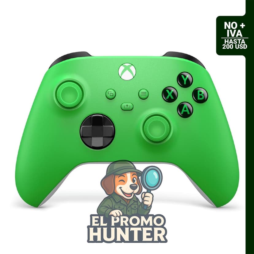 Control Xbox inalámbrico Velocity Green, compatible con Xbox Series X|S y PC.