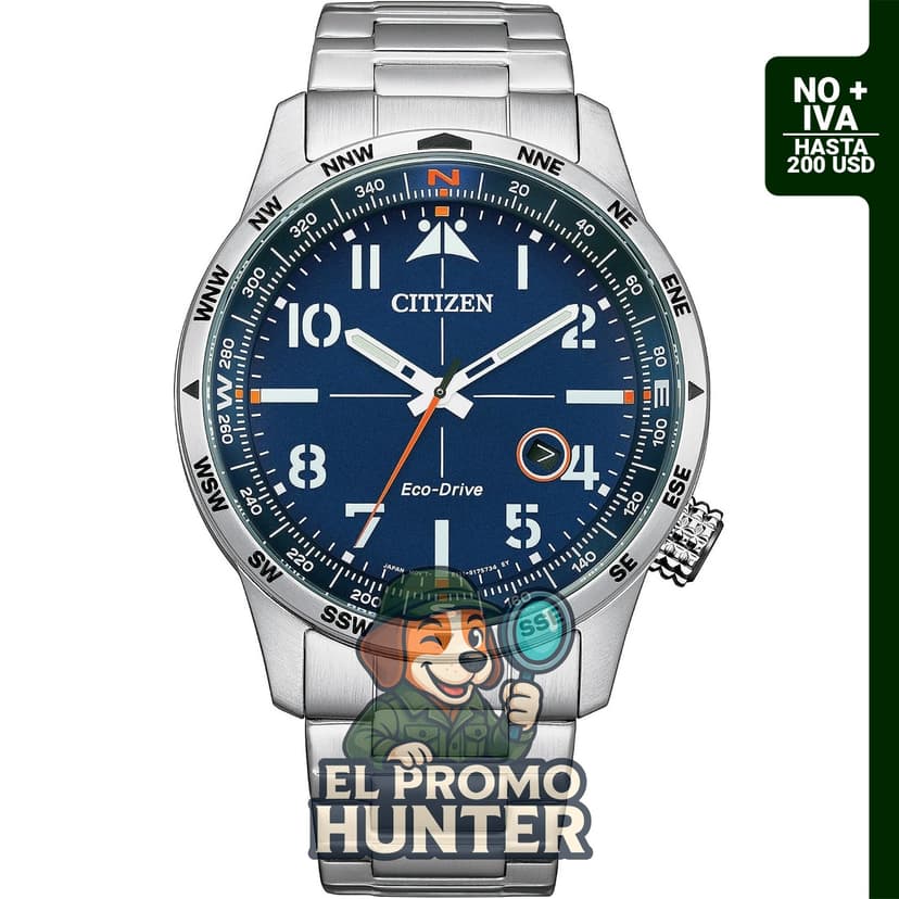 Reloj de campo Citizen Eco-Drive Weekender para hombre.