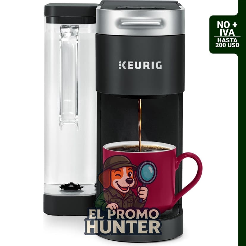 Cafetera de cápsulas K-Cup Keurig K-Supreme, tecnología MultiStream, 4 tamaños de preparación, depósito extraíble de 1.89 L.