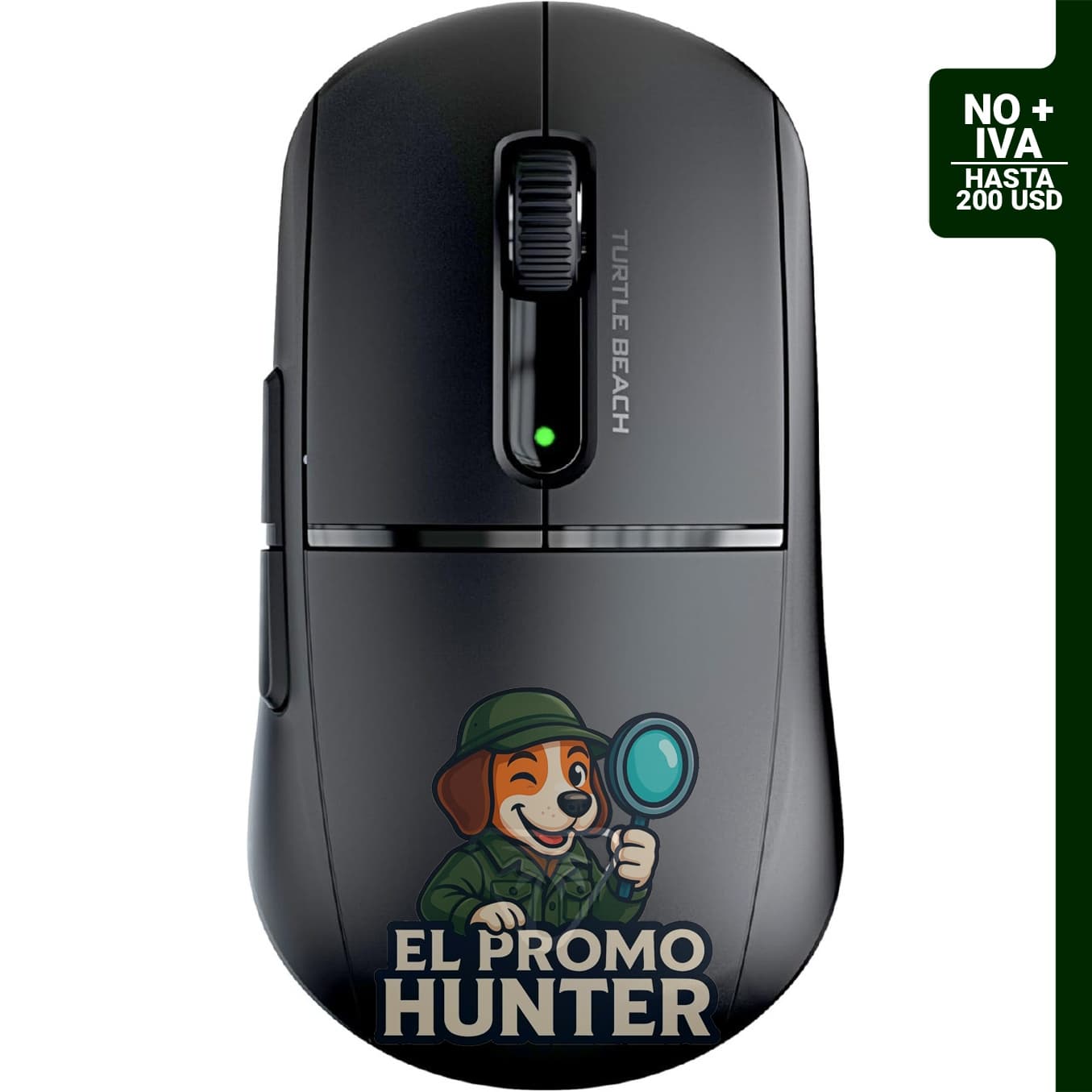 Turtle Beach Burst II Air, mouse gaming inalámbrico, 26,000 DPI.