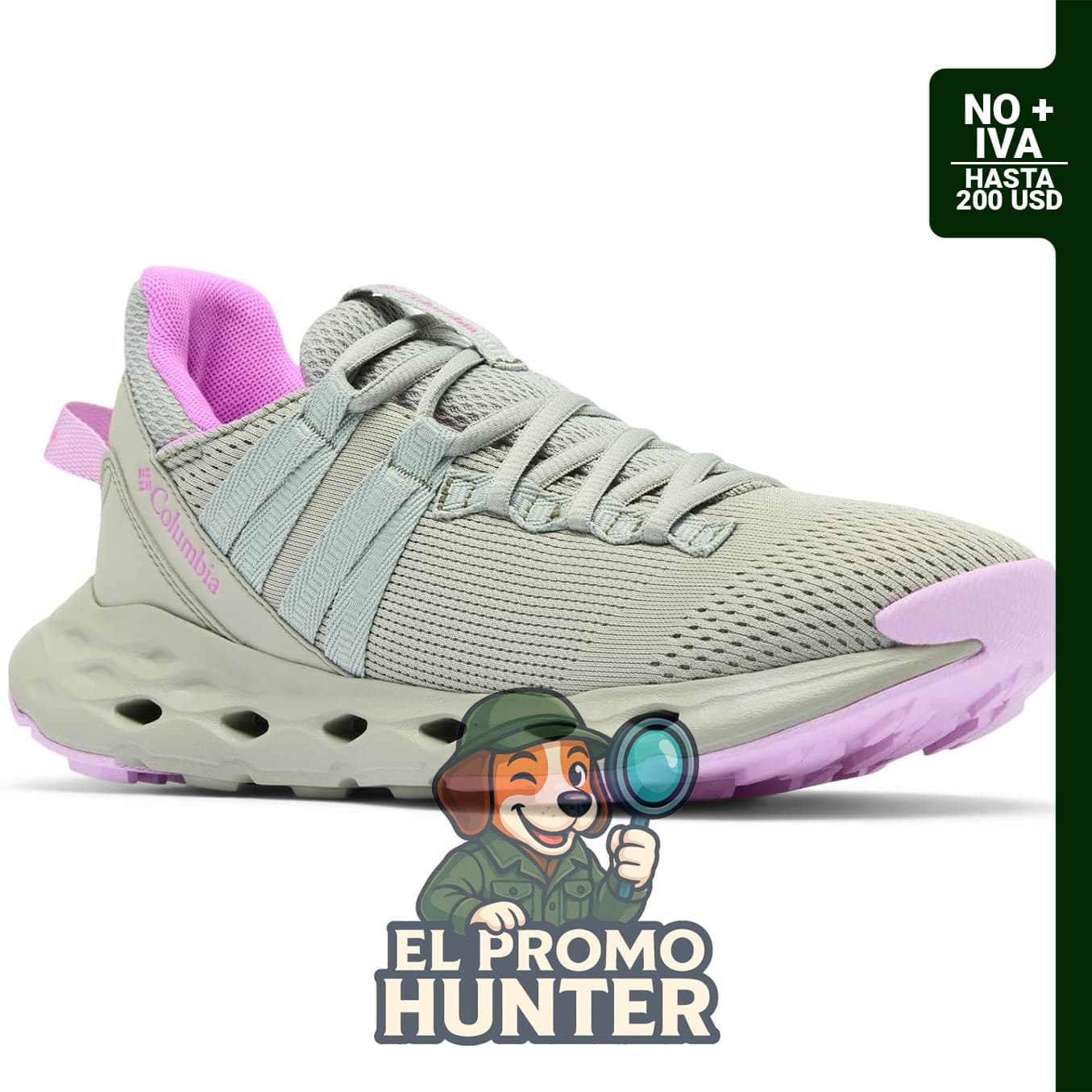 Zapatos de senderismo Columbia Terrastride ARO para mujer, diseñados para actividades al aire libre.