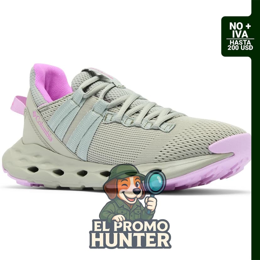 Zapatos de senderismo Columbia Terrastride ARO para mujer, diseñados para actividades al aire libre.