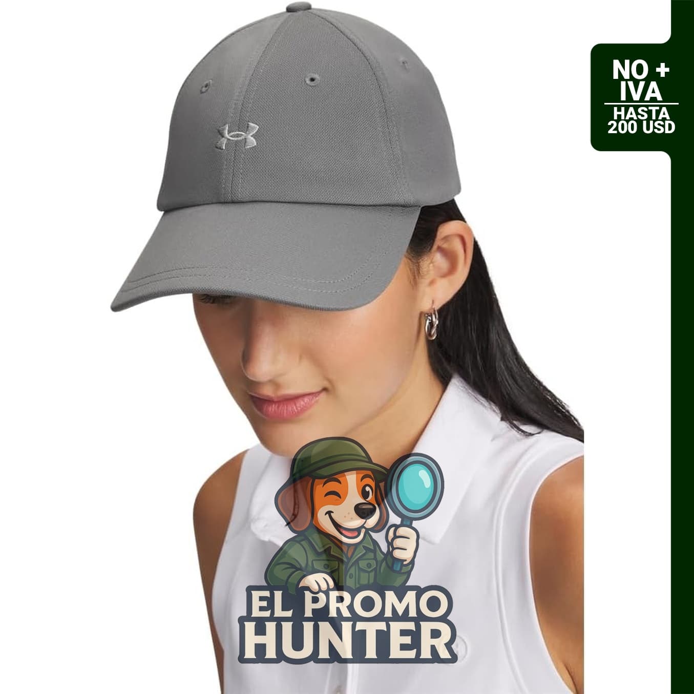 Gorra ajustable Under Armour Blitzing 37 para mujer.