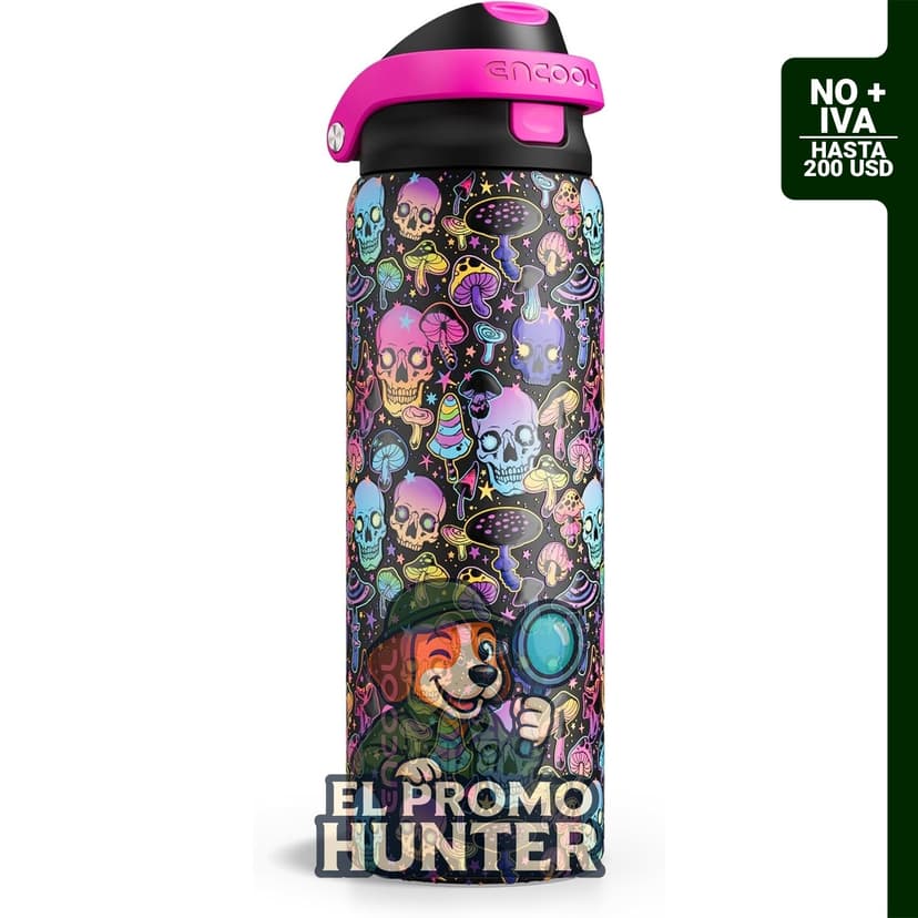 Botella térmica ENCOOL SwiftSip de 946 ml, fabricada en acero inoxidable.