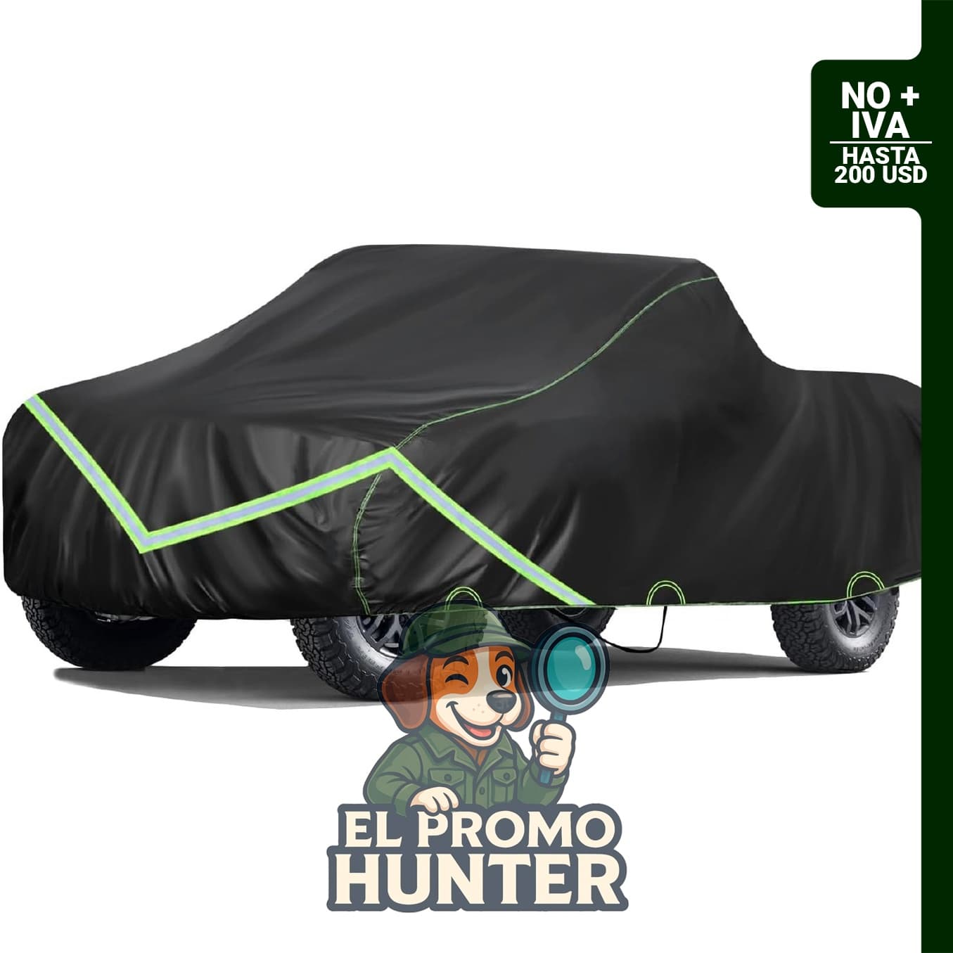 Funda impermeable para camioneta de hasta 5,89 m.