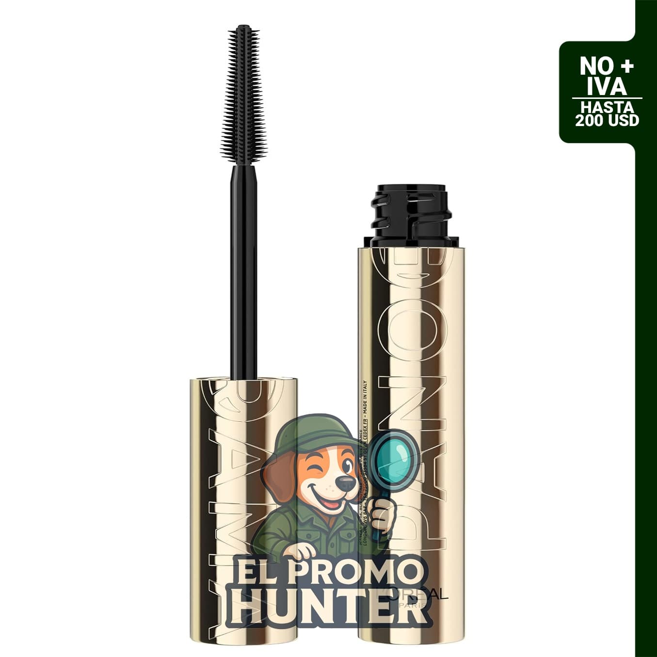 L'oreal Paris Voluminous Panorama, pestañina voluminizadora y alargadora de larga duración.