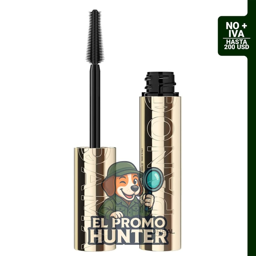 L'oreal Paris Voluminous Panorama, pestañina voluminizadora y alargadora de larga duración.