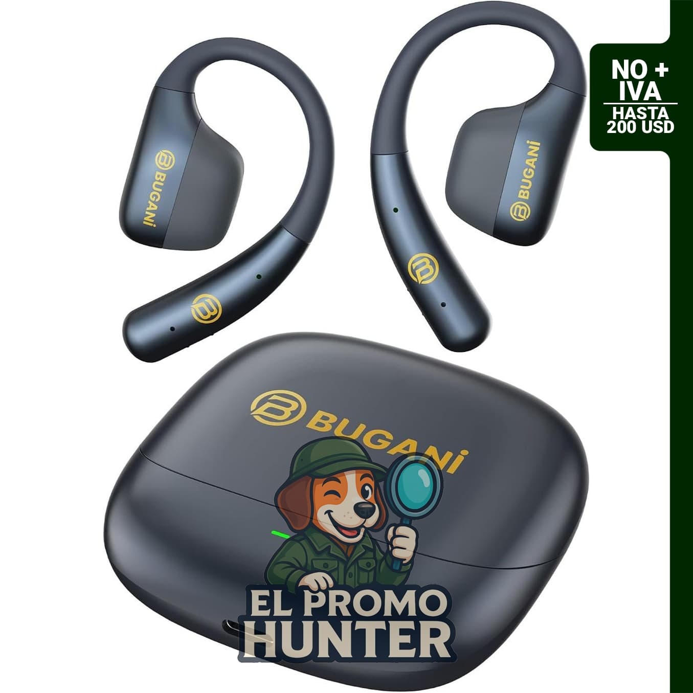 Auriculares inalámbricos Bluetooth 5.4 con 40 horas de reproducción y certificación IPX5.