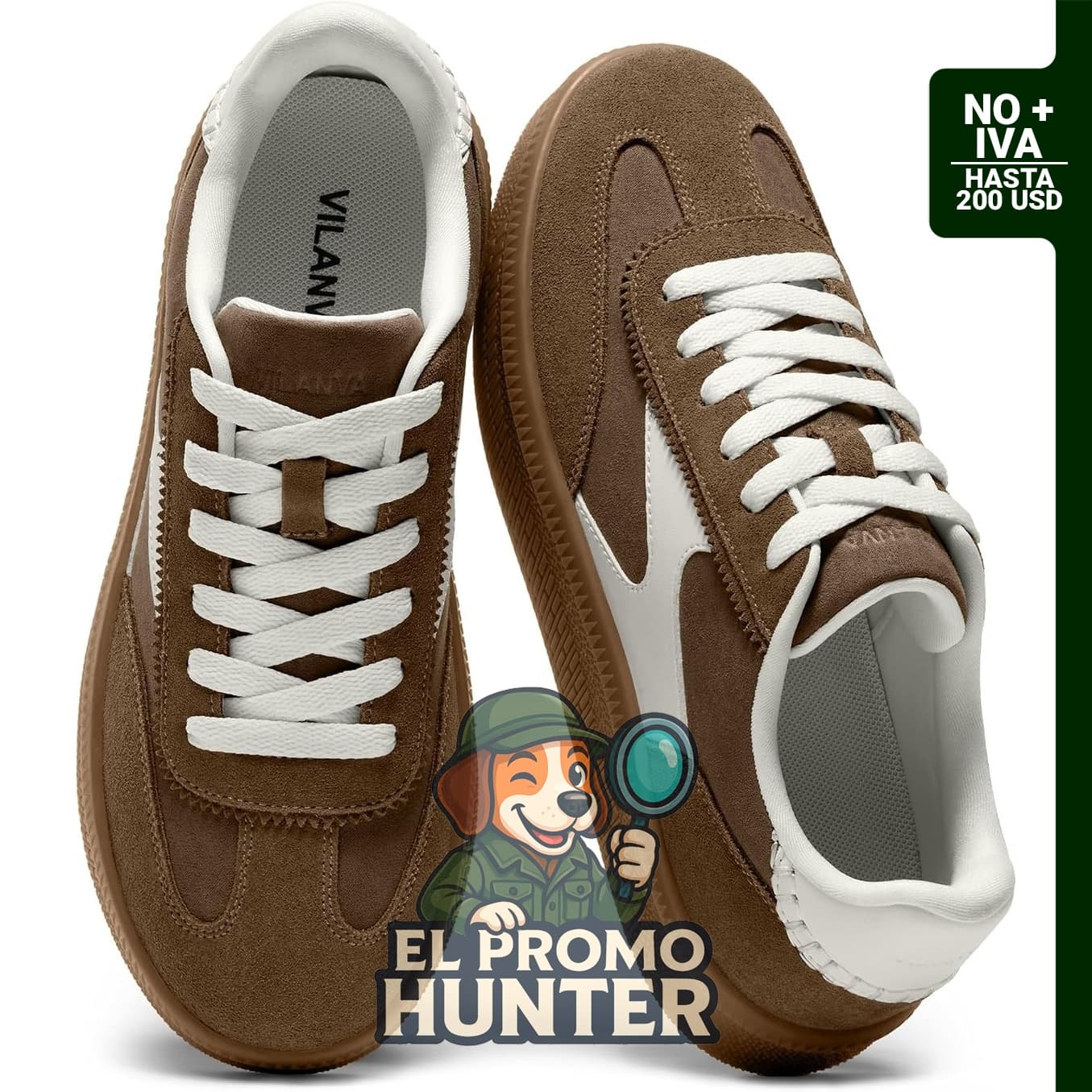Tenis retro de gamuza antideslizantes para mujer.