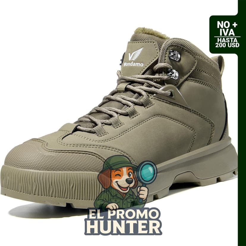 Botas de nieve impermeables y antideslizantes para hombre.