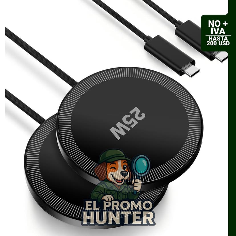 Cargadores Magnéticos Qi2.2 de 25 W, pack de 2.