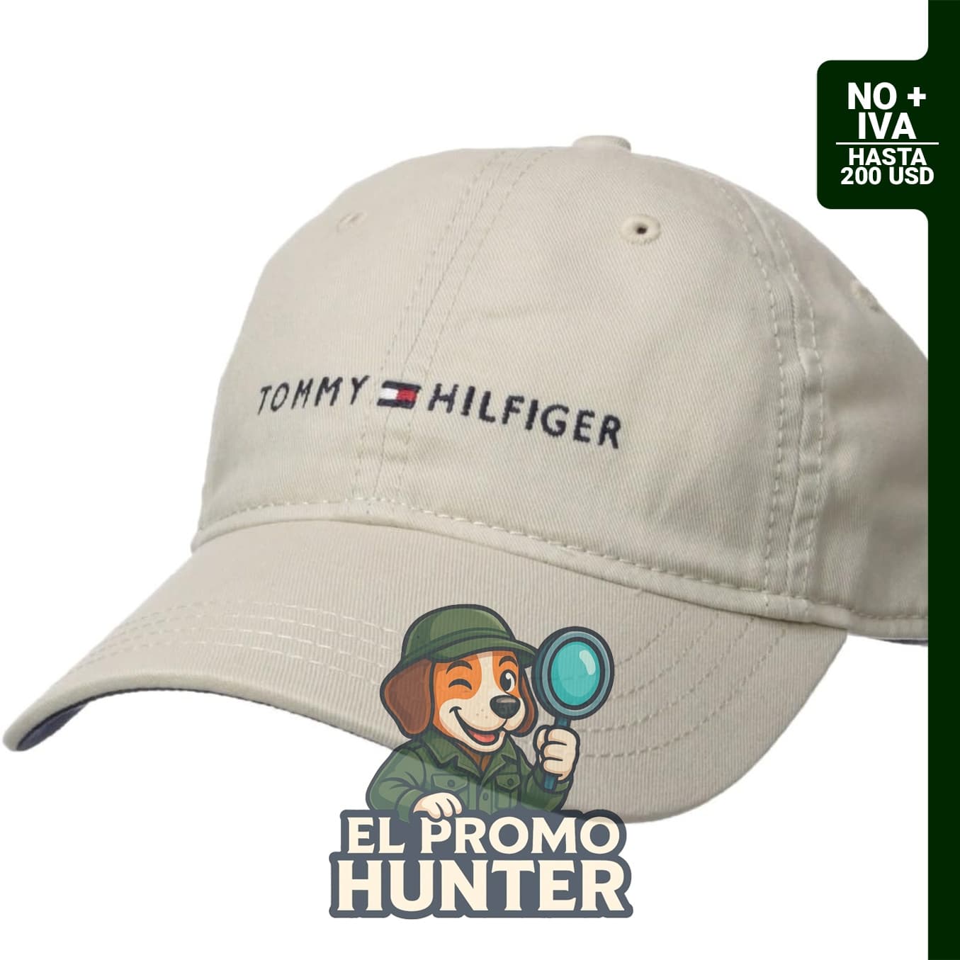 Gorra Tommy Hilfiger ajustable de algodón para hombre.