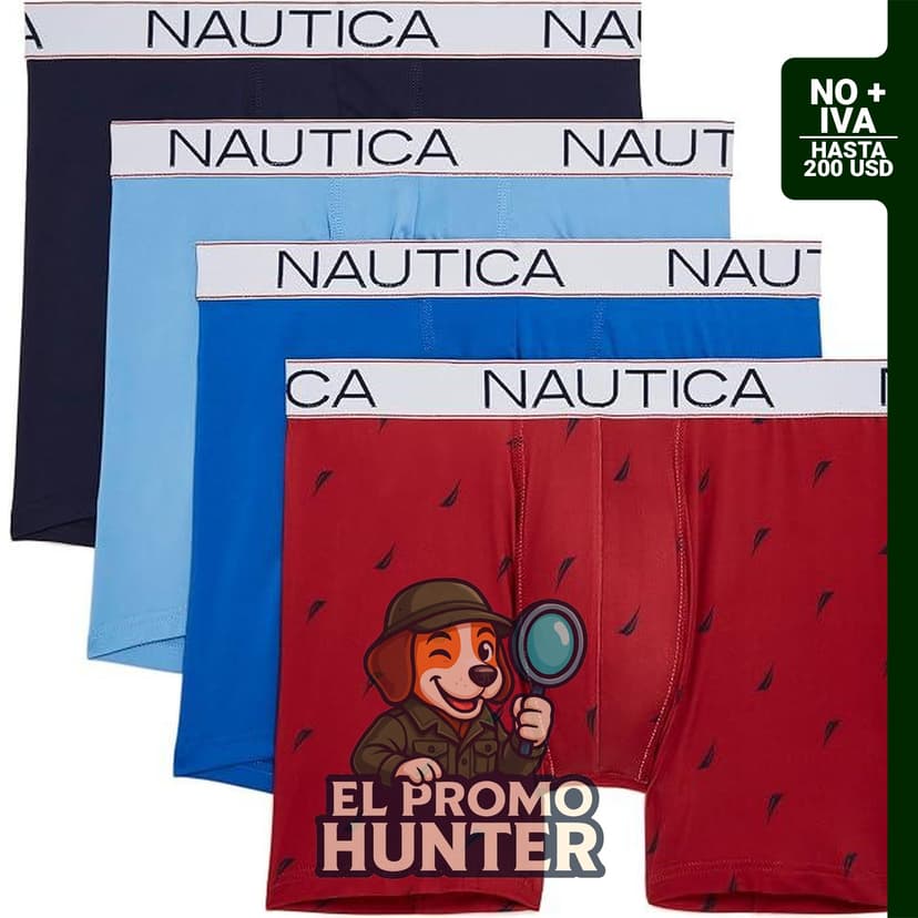 Paquete de 4 calzoncillos tipo bóxer micro para hombre.