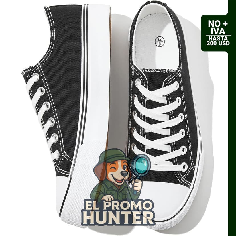 Zapatillas de lona blancas para mujer, ligeras y transpirables, con suela antideslizante.