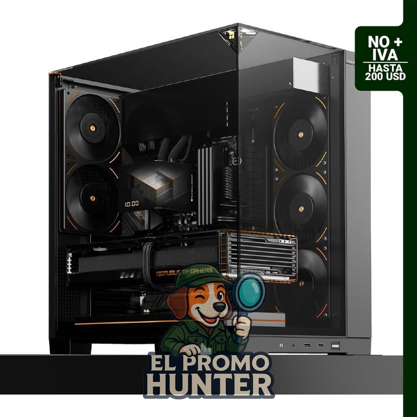 Funda para juegos Thermalright A70ATX, torre media con panel de vidrio panorámico y puerto tipo C.