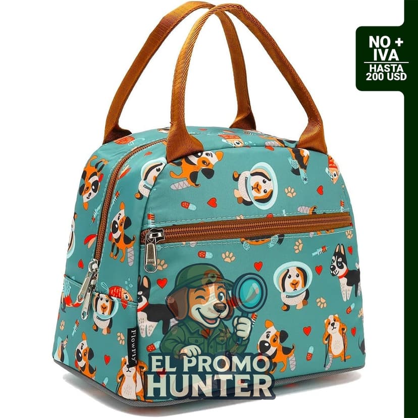 Bolsa de almuerzo aislada FlowFly, organizadora con asas para uso general.