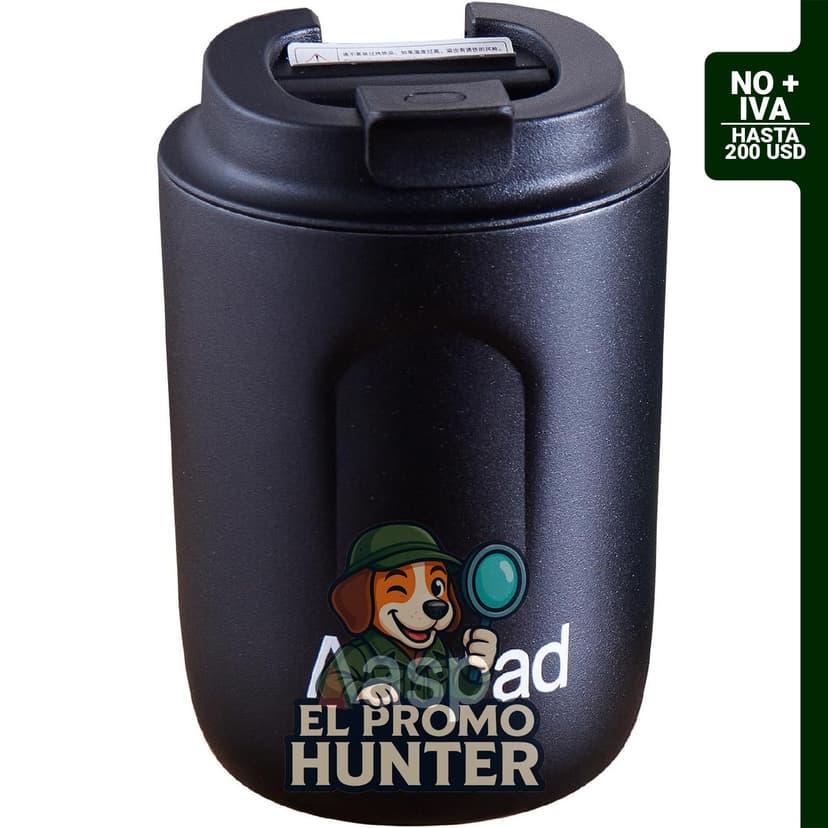 Taza de Café Aaspad 8-12 oz, acero inoxidable, doble pared, aislante y a prueba de fugas.