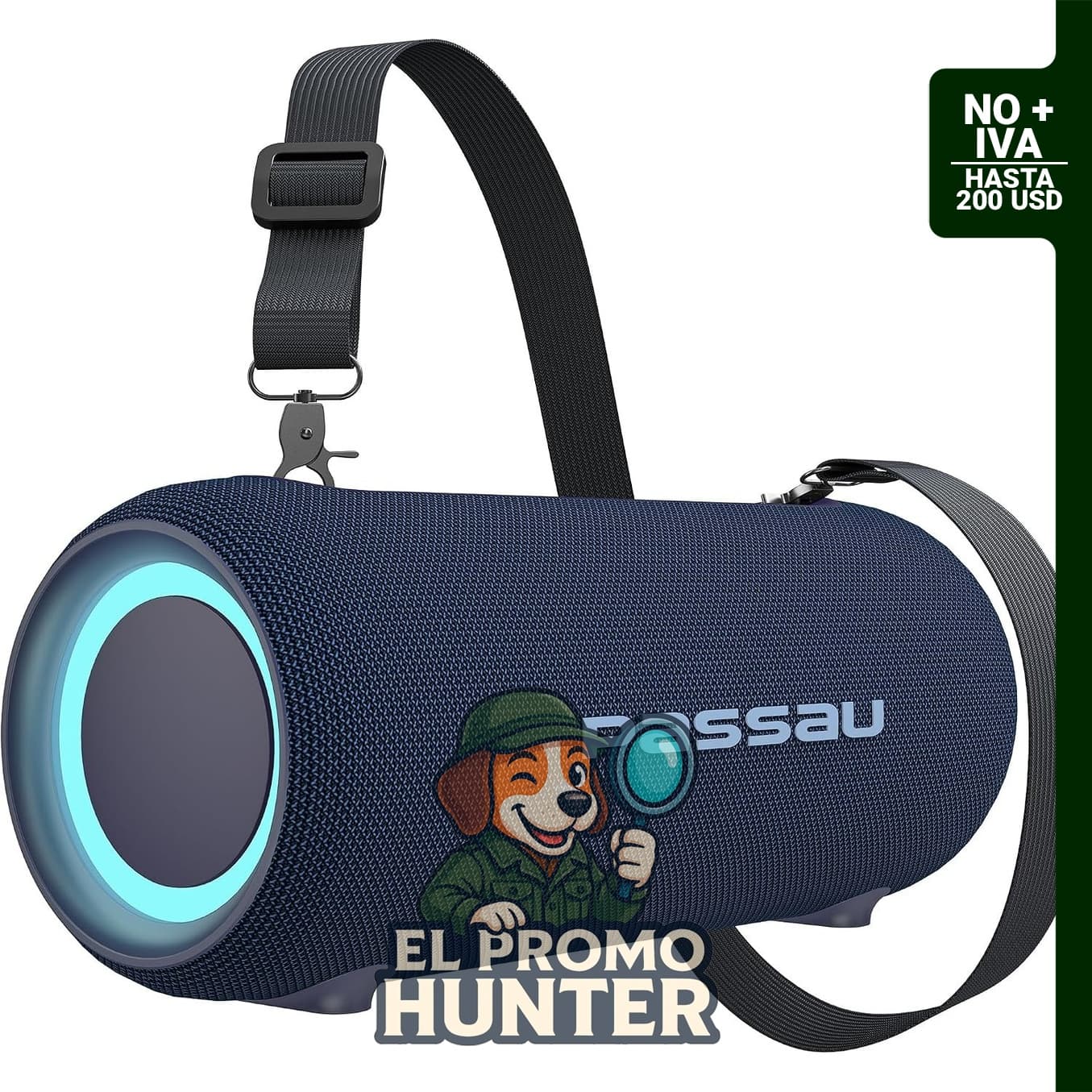 Altavoz Bluetooth portátil Passau de 40 W, sonido estéreo, radiadores pasivos, IPX5, conexión BT5.3.