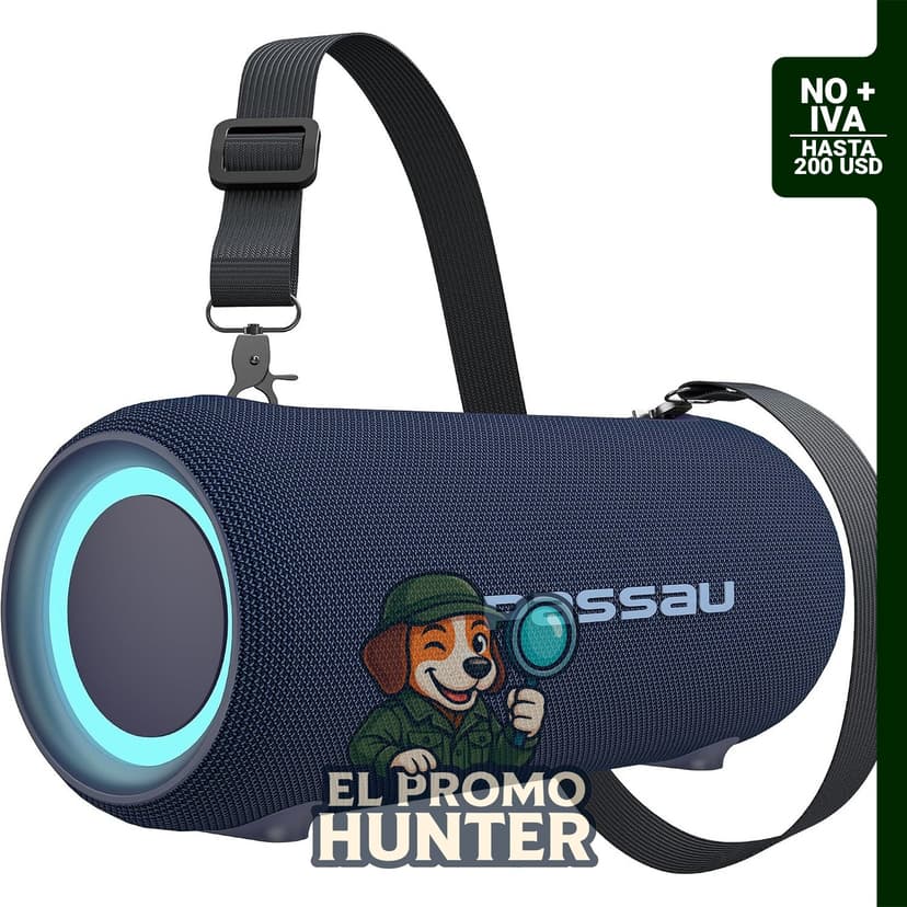 Altavoz Bluetooth portátil Passau de 40 W, sonido estéreo, radiadores pasivos, IPX5, conexión BT5.3.