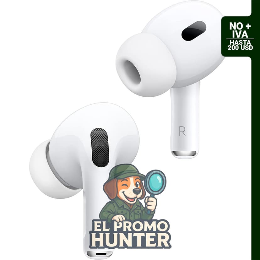 Auriculares Apple AirPods Pro (2.ª generación) (renovado) con cancelación activa de ruido.