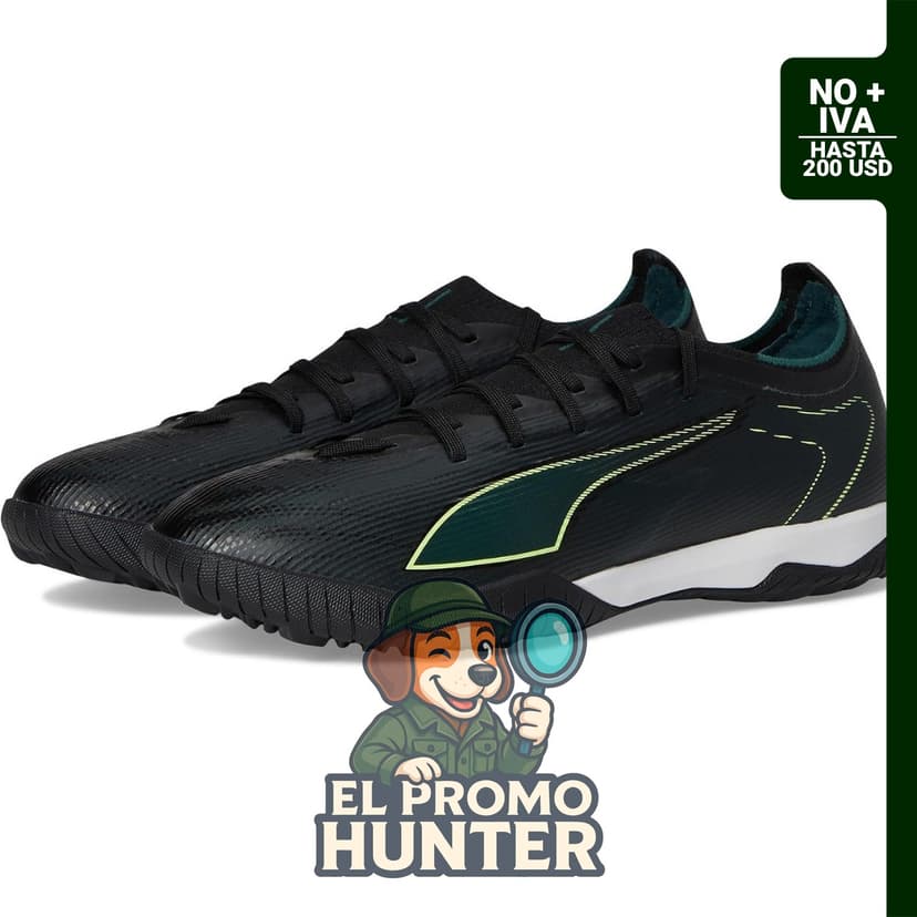 Botines de fútbol PUMA Ultra 6 Match Re-Charge para hombre, diseñados para terrenos firmes y artificiales.