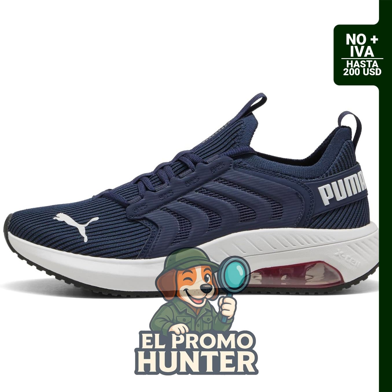 Zapatillas para correr Puma Ayro Street para hombre, diseñadas para actividad deportiva.
