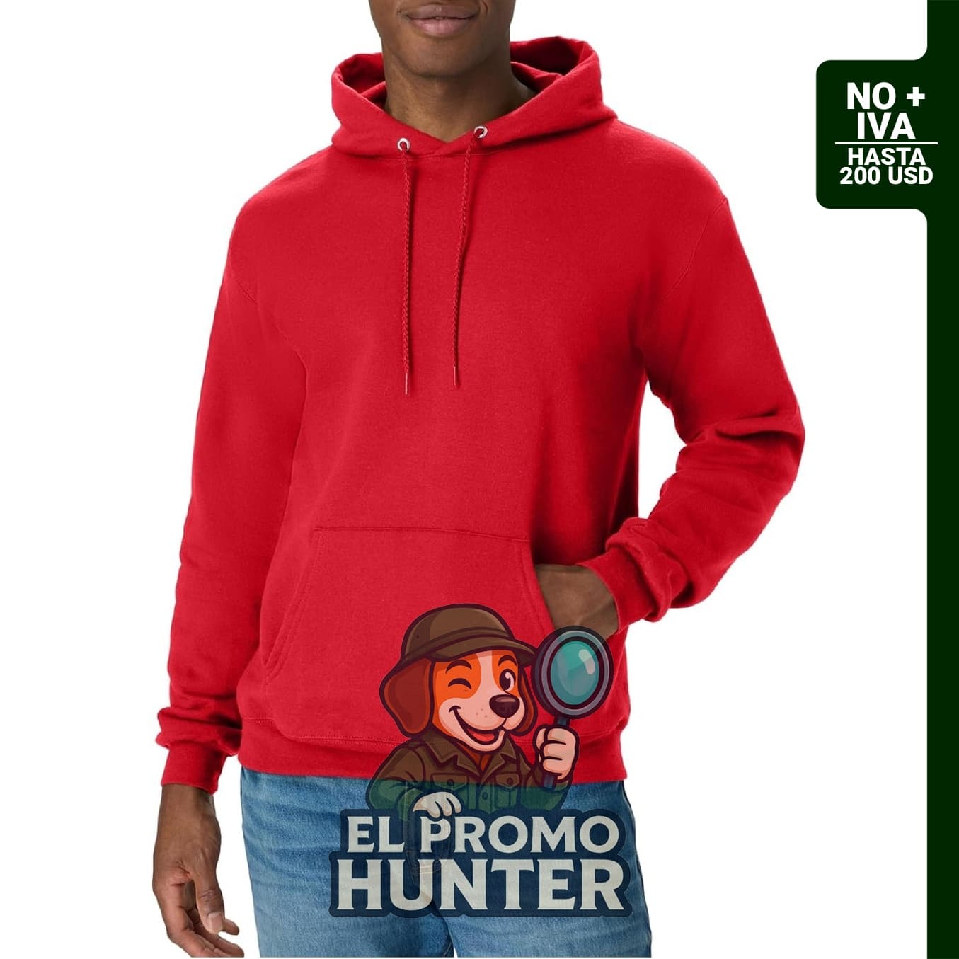 Sudadera con capucha de felpa EcoSmart para hombres y mujeres, de peso medio.