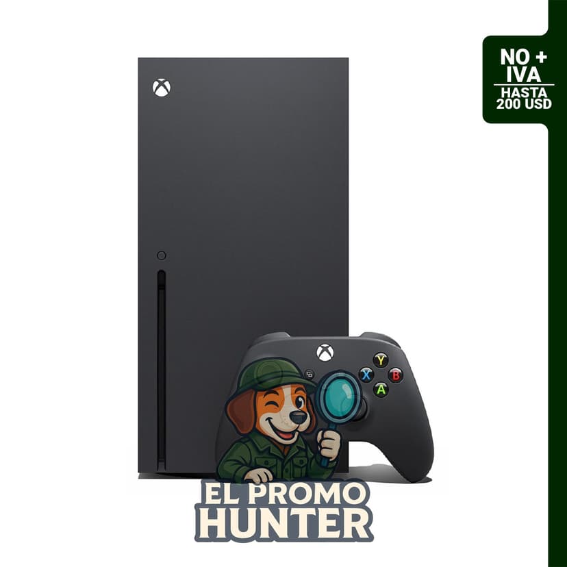 Consola Xbox Series X, sistema de videojuegos de última generación.