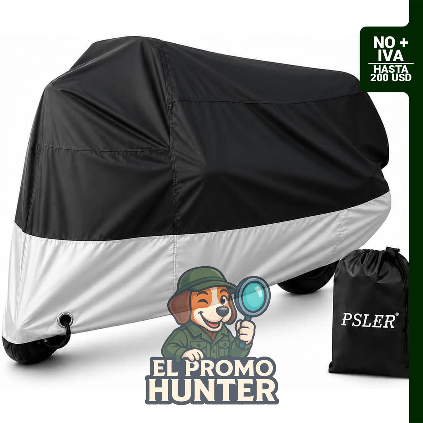 Funda impermeable para motocicleta de 96 x 49 x 41 pulgadas, fabricada en tafetán de poliéster, resistente a la lluvia y nieve.
