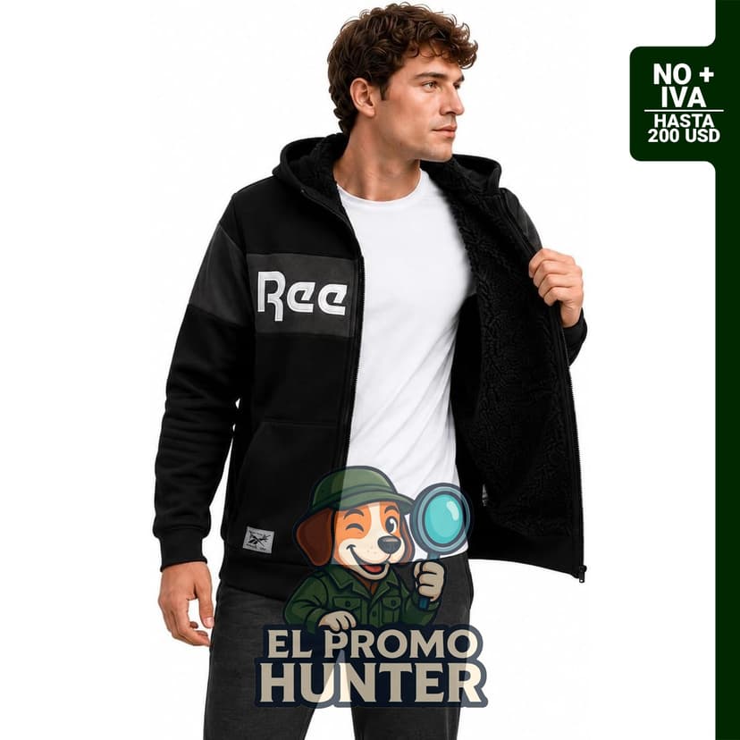 Chaqueta con capucha de forro polar Softshell para hombre, con forro de sherpa y ajuste atlético.