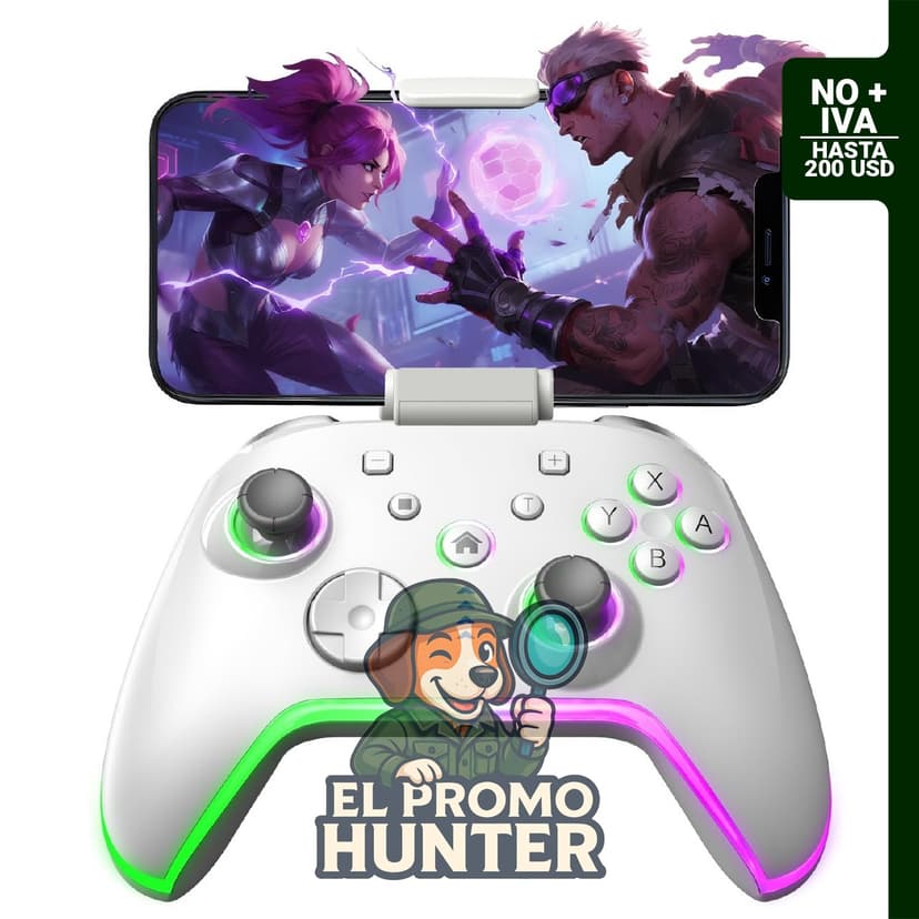 Controlador móvil inalámbrico Bcofo para juegos, compatible con iPhone, Android, Switch y Laptop.