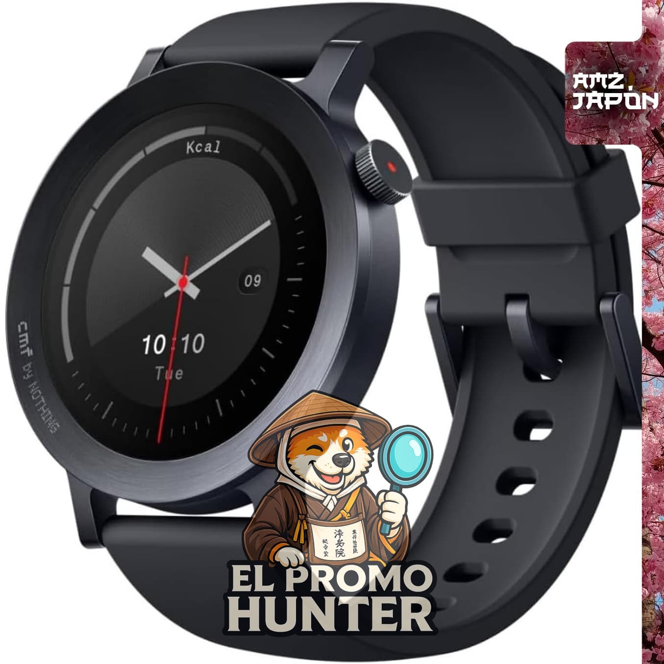 Reloj inteligente CMF by Nothing Watch 3 Pro con pantalla AMOLED de 1.43", GPS de doble banda y gestión de salud.