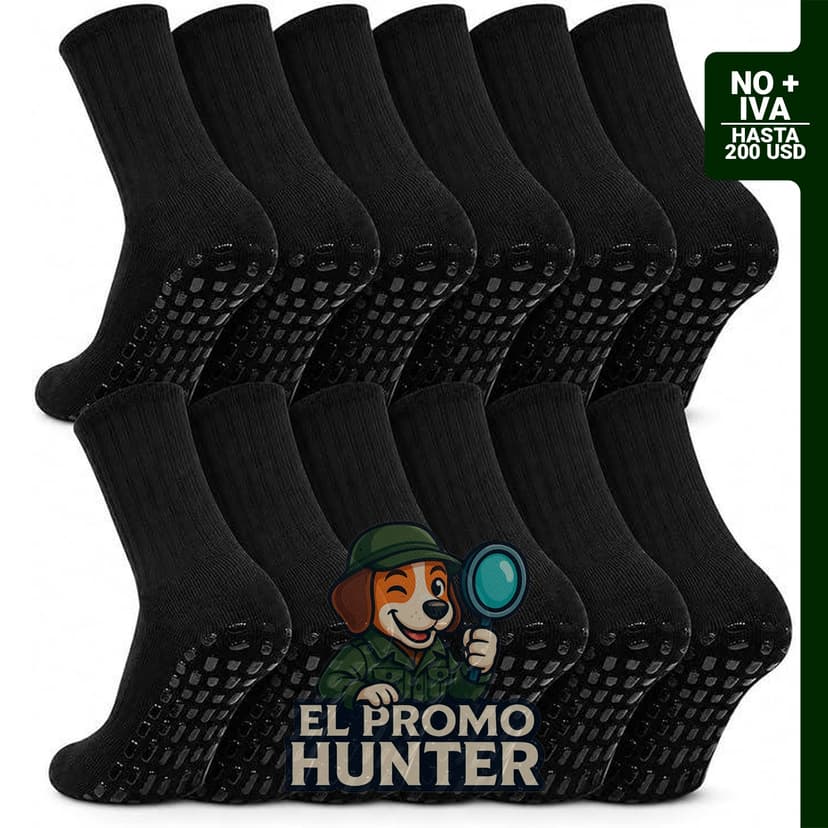 Calcetines deportivos antideslizantes con almohadillas de agarre para fútbol y baloncesto.
