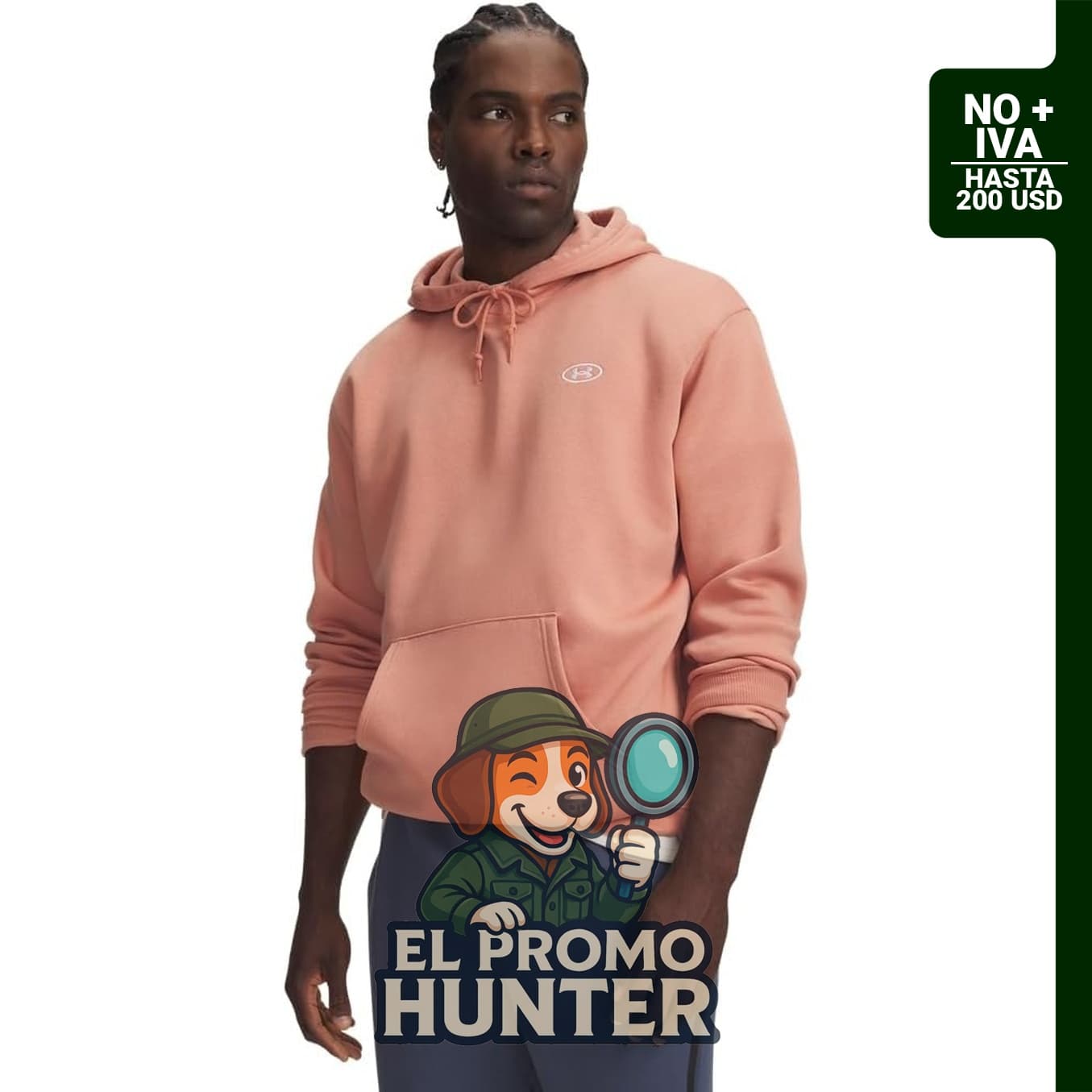 Sudadera con capucha Rival Fleece de Under Armour para hombre.