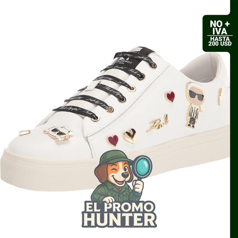 Tenis con cordones Karl Lagerfeld Cate Pins para mujer.
