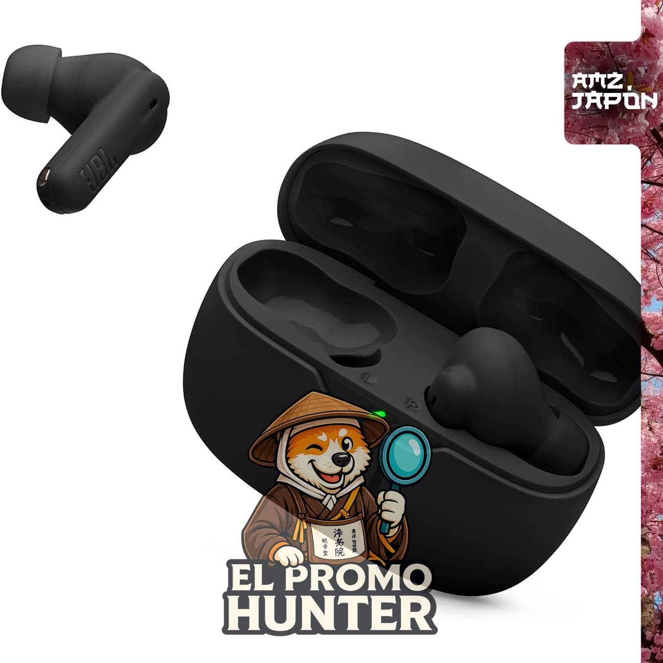 Auriculares inalámbricos JBL Wave Beam 2 con cancelación activa de ruido, resistencia IP54 y hasta 40 horas de autonomía.