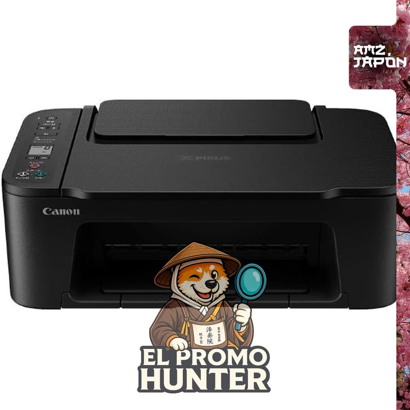 Impresora multifuncional de inyección de tinta A4 Canon TS3730, compatible con Wi-Fi y cartuchos BCI-366/365.