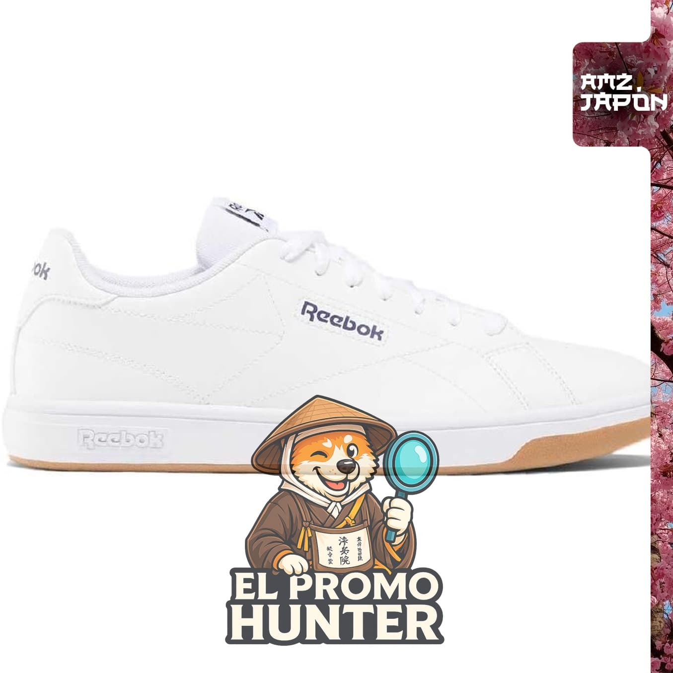Zapatillas Reebok Court Clean para adultos, unisex.