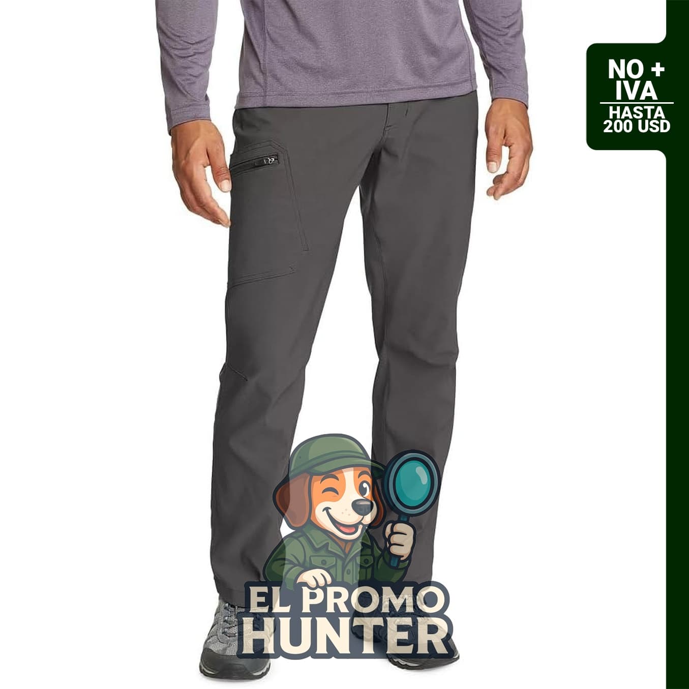 Pantalones Rainier para hombre de Eddie Bauer, diseñados para actividades al aire libre.