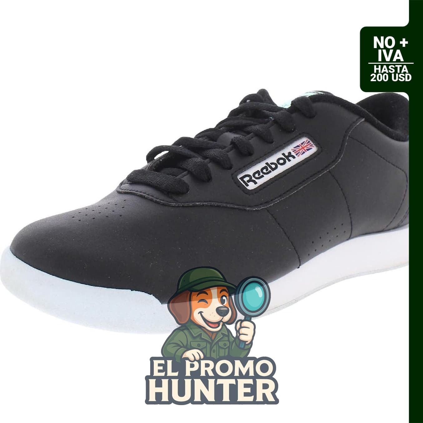Tenis Reebok Princess para mujer, diseñado para uso diario.