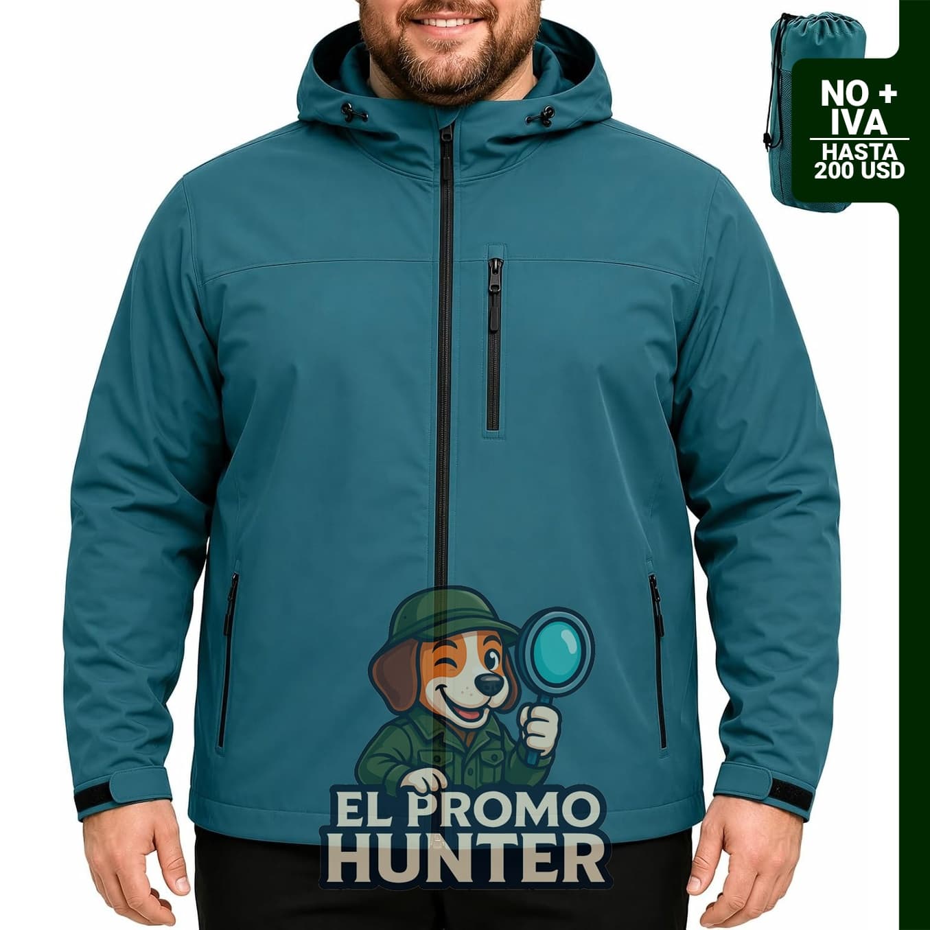 Chaqueta de lluvia para hombre, impermeable y ligera, con capucha, adecuada para ciclismo y viajes.