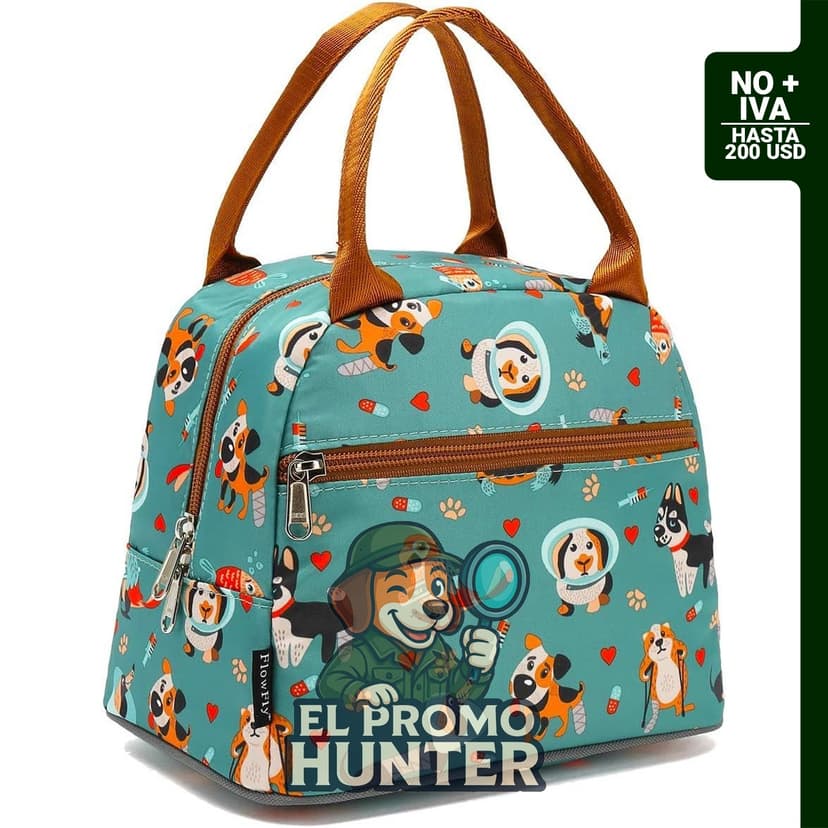 Bolsa de almuerzo aislada FlowFly, organizadora con asas para uso general.