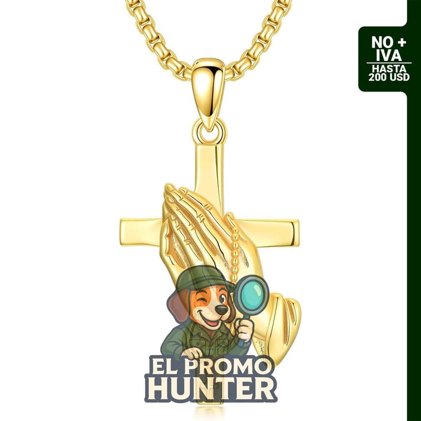 Collar de plata de ley 925 con amuleto de patrón, incluye caja de regalo.