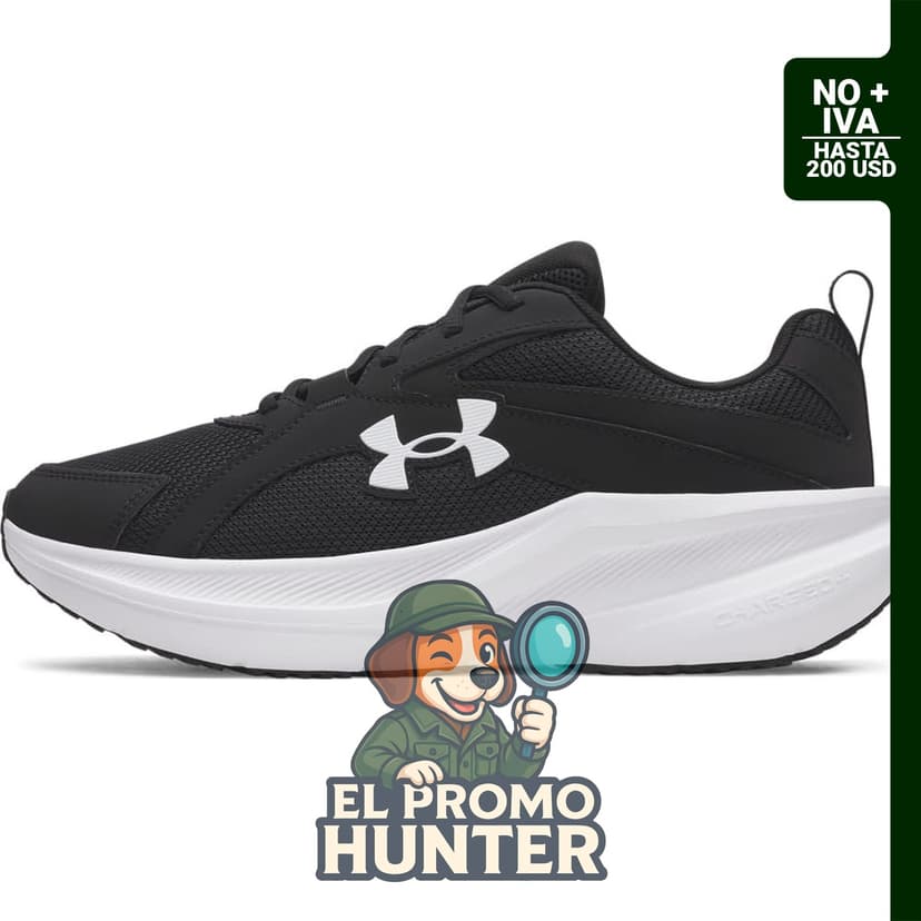 Zapatos para hombre Under Armour Charged Assert 11, diseñados para ofrecer soporte y comodidad.