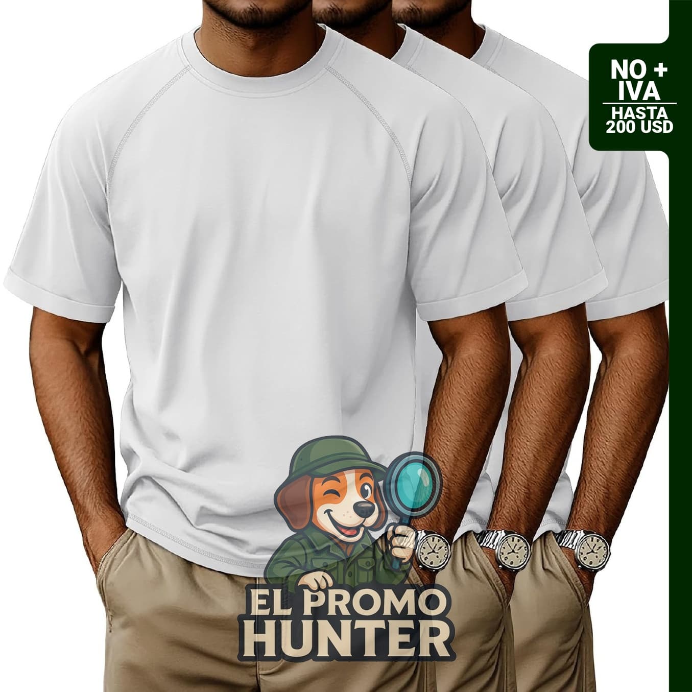 Paquete de 3 camisetas de algodón para hombre, tallas L-5XL, manga corta raglán.