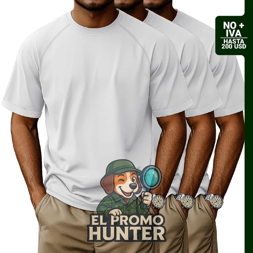 Paquete de 3 camisetas de algodón para hombre, tallas L-5XL, manga corta raglán.